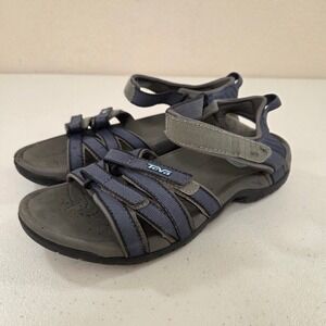 Teva Tirra Blue Gray Strappy Sport Hiking Sandals Womens 7.5 4266